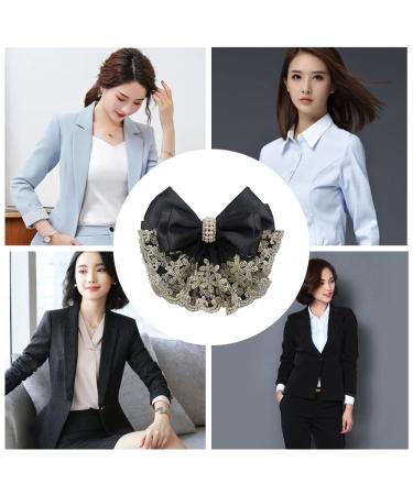 Professional Hair Knot Covers | Elastic French Hair Clips for Stewardess & Hospitality | 2-Piece Set - Buy Online on GoSupps.com