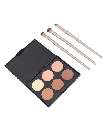 6 Colors Matte Eyeshadow Palette with Brushes and Bag Basic Eye Makeup 6 Colors Eyeshadow Palette Facial Cosmetics Eyeshadow Palette Set Eyeshadow Palette for Beginners