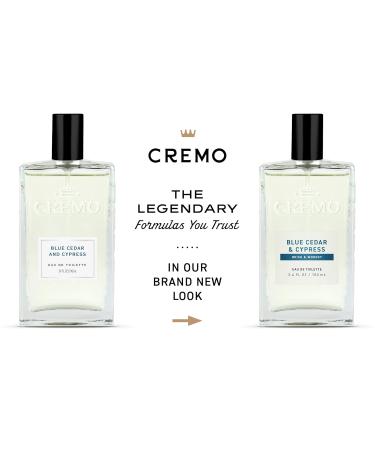 Cremo Cologne for Men - Blue Cedar & Cypress Mens Cologne Spray- A Woodsy Scent with Notes of Lemon Leaf Cypress and Cedar Fragrances For Men 3.4 Fl Oz - Buy Online on GoSupps.com