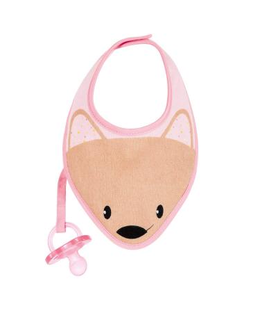 Chicco Bib FRESH BIB with Teething Ring for Girls - Pink | International Shipping Available - Buy Online on GoSupps.com