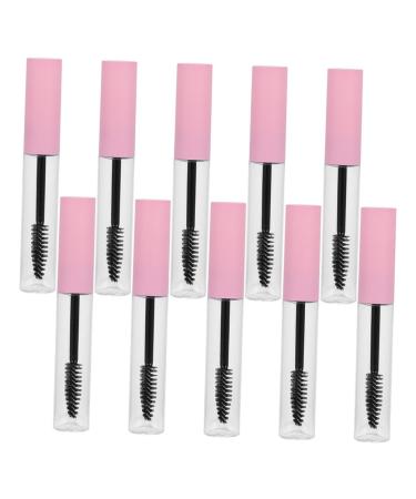 OHPHCALL 15pcs Mascara Empty Tube Lip Gloss Tubes Eyelash Tubes for Castor Oil Lash Wand Bottle Plastic Pink