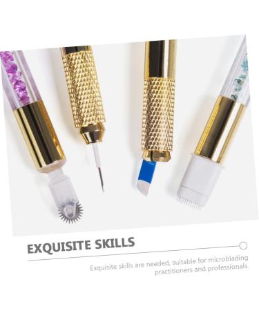 Healeved Embroidery Pencil Eyebrow Pencil Microblading Pen Manual Microblading Eyebrow Kit White Rhinestones 1 count (Pack of 1) White - Buy Online on GoSupps.com