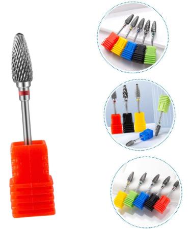 SOESFOUFU Nail Bit Nail Polisher Nail Grinding Drill Bit Metal Drill Bit Manicure Nail Art Supplies Nail Tools Nail Art Tools Professional Nail Drill Nail Polish Heads Polishing Bit Manual 7x1.3cm As Shown 1 - Buy Online on GoSupps.com