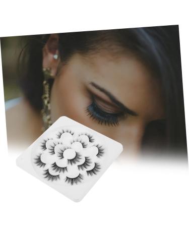 minkissy 7 Pairs Fake Eyelashes Curly Eyelashes False Lashes Cat Eyes Look Lashes Fluffy Thick Eyelashes Reusable False Eyelashes Dense Eyelashes Art Eyelashes Slim Imitation Set 6d - Buy Online on GoSupps.com