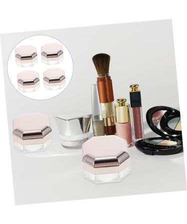 PLAFOPE 8 Pcs Powder Box Empty Powder Case Cosmetic Powder Containers Loose Powder Case Golden Cover Abs - Buy Online on GoSupps.com