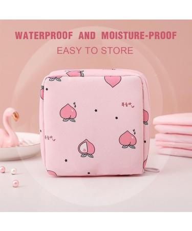 ZKGYUS Tampon Storage Bag - 2 Pieces Portable Zipper Bags for Menstruation | Stylish & Discreet Period Bags for Women & Girls - Buy Online on GoSupps.com