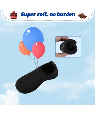 Kids Beach Swim Shoes | Non-Slip Quick Dry Aqua Socks for Boys & Girls | 7/7.5 UK Child | Black - Buy Online on GoSupps.com