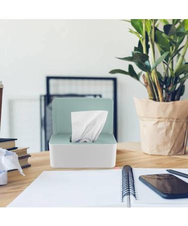 Buy 2-Pack Wet Wipes Box - Baby & Toilet Paper Storage Damp Towel & Napkin Holder - Durable Plastic Organizer for Home & Travel - Buy Online on GoSupps.com