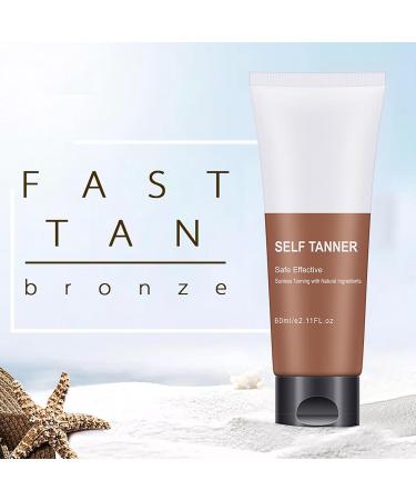 Gradual Tan Moisturiser 60ml - Gradual Tanning Cream - Self Tanning Lotion - Sunbed Cream - Tanning Accelerator - Sunless Tanning with Natural Ingredients - Fast-Absorbing - Moisturising Skin - Buy Online on GoSupps.com