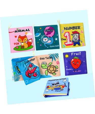 Abaodam 6-Piece Early Education Fabric Books for Kids - Portable Vegetable Recognition Learning Toys - Interactive Children's Educational Books - Buy Online on GoSupps.com