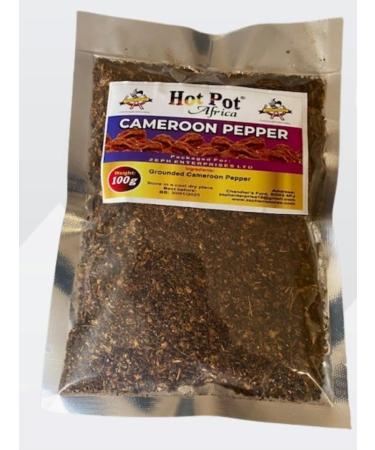 Hot Pot Africa CAMEROON PEPPER - Habanero Ground Smoked & Extra Hot Aromatic Chilli Powder Tasty & flavour for BBQ meat fish and any type of food 100g - Buy Online on GoSupps.com