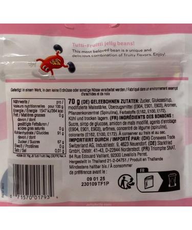 Jelly Belly Tutti Frutti - 3x70g Gourmet Jelly Beans | Buy Internationally - Buy Online on GoSupps.com