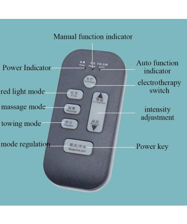RKXKJ Lumbar Spine Supporter & 6-Speed TENS Massage Device | Waist-Back Traction 3 Heat Levels & Smart 10-Minute Timer for Relaxation - Buy Online on GoSupps.com