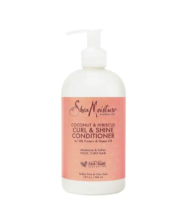 Shea Moisture Coconut & Hibiscus Curl & Shine Conditioner 13 Ounce
