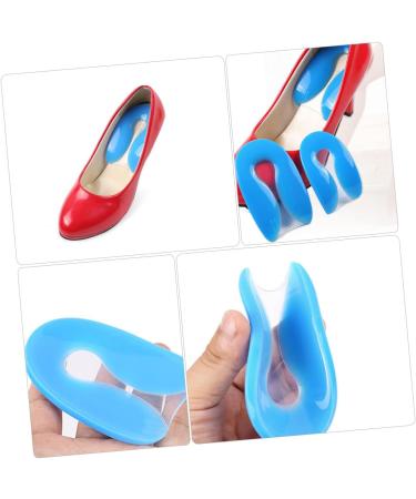 FOMIYES Soft Silicone Heel Pads - 4 Pairs Anti-Wear Foot Care Insoles for High Heels & Comfort - Buy Online on GoSupps.com