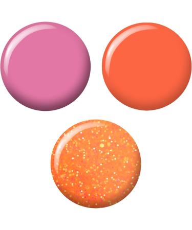 Looky 3-in-1 Gel Nail Polish 3 Pack Sunset Dreams #752 Apolline #868 Papaye #731 Nadia Combined Base Color Top Coat Salon Quality Manicure at Home DIY Easy Application Nail Lacquer Enamel Quick UV LED Curing Long Lasting Color 3 x 15ml (Sunset Dreams #752 - Buy Online on GoSupps.com