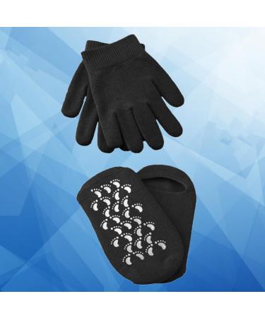 Healeved 2 Pairs Spa Socks Dry Feet Socks Spa Gel Gloves Womens Glove Foot Lotion Socks Essential Oil Gloves Gel Foot Cover Moisturizing Gloves Spa Accessories Nursing Kit Skin Care - Buy Online on GoSupps.com