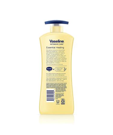 Vaseline Intensive Care Essential Healing Body Lotion - 20.3 oz Pump Bottle - Moisturize Dry Skin - Proven Effective Healing - Healthier Looking Skin - 1 Pack - Buy Online on GoSupps.com
