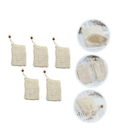 FRCOLOR 20 Pcs Sisal Soap Bags - Exfoliating Natural Soap Saver Pouches for Bathing | Eco-Friendly Soap Holder & Mesh Cleansing Net - Buy Online on GoSupps.com
