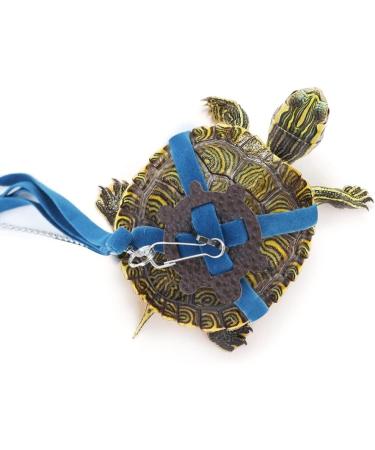 Dongker Turtle Harness & Leash | Adjustable Leather Pet Turtle Belt - Ideal for Walking Turtles | Yellow - Buy Online on GoSupps.com