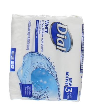 Dial Antibacterial Deodorant Soap White 4oz - Pack of 9 Bars | Antibacterial Protection | Deodorant Bar Soap - Buy Online on GoSupps.com