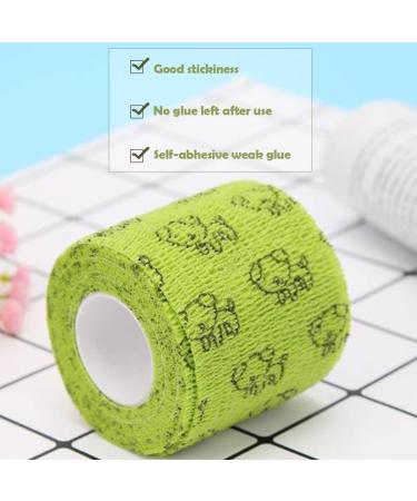 JpGdn 24 Roll Vet Wrap Bandages for Dogs Horses 5cm*4.5m Cohesive Medical Tape Self Adhesive Tape Flex Leg Wrap Adherent Non-Woven for Dog Cat Horse Pet Animals Ankle Sprains & Swelling 24 Rolls-Camo and Animals - Buy Online on GoSupps.com