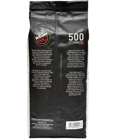 Caff Vergnano 1882 Espresso Intenso 500 Cinquecento - Whole Coffee Beans 1kg - Buy Online on GoSupps.com