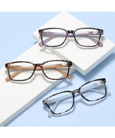 Shop Edgun Blue Light Blocking Reading Glasses for Men & Women | White Bean Flower Frame +2.5 | Anti-Eye Strain Spring Hinges - Buy Online on GoSupps.com