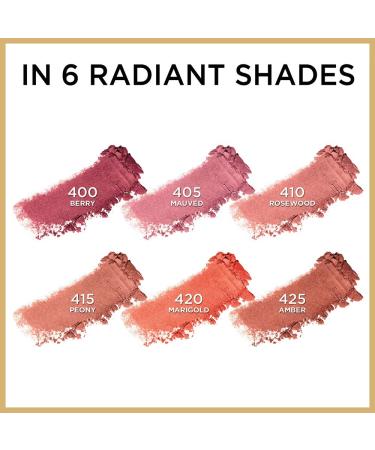 L'Oreal Paris Age Perfect Radiant Satin Blush - Rosewood 410 with Camellia Oil - Buy Online on GoSupps.com