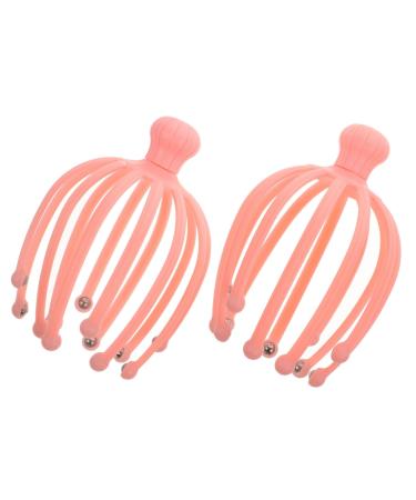 minkissy 2 pieces head massager multifunctional shampoo man stainless steel