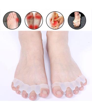 zoerbufan Toe Separators 3 Pair Toe Stretcher for Overlapping Toes to Relax Toes Silicone Toe Straighteners for Hallux Valgus Soft Gel Toe Spacers for Correct Bunions (Pink) - Buy Online on GoSupps.com