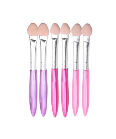 GUIJIALY 6 pieces One End Foam Tip Applicators Eyeshadow Brush