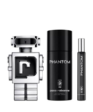 Paco Rabanne Phantom 3-Piece Tin Set for Men 2.94 Fl Oz (Pack of 3) - Buy Online on GoSupps.com