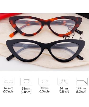 TBHOME Women Blue Light Blocking Reading Glasses | Trendy & Lightweight Computer Readers in Black | Comfortable Style for Eye Protection - Buy Online on GoSupps.com