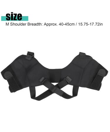 Double Shoulder Support Brace | ANGGREK Nylon Shoulder Protector for Pain Relief & Posture Correction (M) - International Shipping Available - Buy Online on GoSupps.com