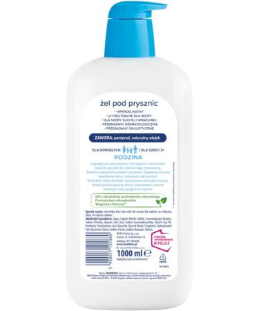Beiersdorf AG Bambino Family shower gel with pear scent 1000 ml - Buy Online on GoSupps.com