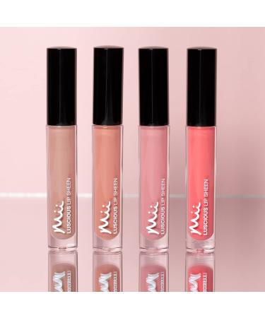 Mii Cosmetics Luscious Lip Sheen - Nourishing Coral Toned Nude Lip Gloss | Indulge 02 | International Shipping - Buy Online on GoSupps.com