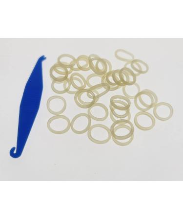 100 Pcs Amber Elastic Latex Braces 5/16 XX-Heavy 6.5oz Orthodontics Rubber Bands Dental Latex Bands Dentist Great for Dreadlocks  Braids  Top Knots Free Placer 1 Bag (100 Pcs) - Buy Online on GoSupps.com