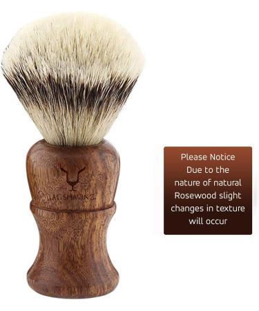 JAG Shaving Razor Set - Sustainable 3-Part Wood Razor with Silberspitze & Dachshaar - Elegant Shaving Stand & Leather Case - Shop Internationally! - Buy Online on GoSupps.com