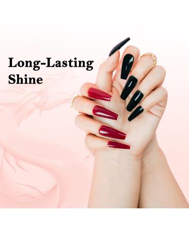 Buy LKE No Wipe Gel Top & Base Coat Set - Long Lasting Glossy Finish for DIY & Salon Nail Art - International Shipping Available - Buy Online on GoSupps.com