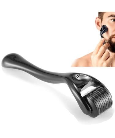 Iopykkoa Beard Roller 0.5 mm Beard Growth Roller Microneedling Roller Beard Roller Derma Roller for Beard Growth and Beard Care Schwarz - Buy Online on GoSupps.com