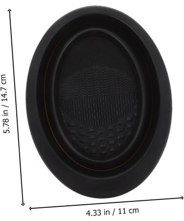 HAPINARY of makeup brush Makeup Brush Cleaning Pad cosmetic brush mat makeup brush cleaning bowl brush washing mat make up kit Brush Cleaning Tool not hurt Makeup Tools Silica gel - Buy Online on GoSupps.com