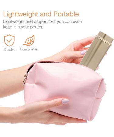 Purse Organizer Flexible Powder Puff Cosmetics Brush Travel Banana Clip Face Powder Earrings for Women Makeup Powder Brush Major Wallet Miss 2.7*2.7cm golden - Buy Online on GoSupps.com