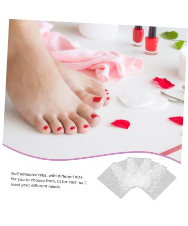 SKISUNO 20 Sheets Waterproof Arthritis Nail Tabs Nail Stickers for Nail Art Manicure Sticker Press-On Nail Sticky Tabs High Quality Gummed Paper Transparent - Buy Online on GoSupps.com