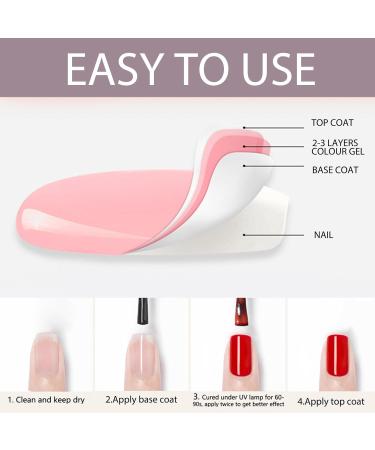 Jelly Gel Nail Polish Milky Purple Gel Nail Polish Long-Lasting Nude UV Gel Polish 10ml Nail Polish Pink Purple Gel for Nail Art DIY LED Soak-Off Nail Varnish for Women - Buy Online on GoSupps.com