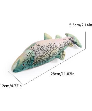 Paws Cat Interactive Electric Flopping Fish Toy - Set of 2 with Catnip, USB Charge Trout - Buy Online on GoSupps.com
