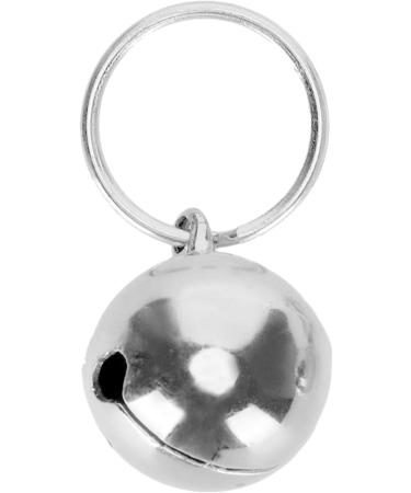 Crisp Sound Round Charm Extra Loud Pair of Cat & Dog Brass Portable Bells Collar Charm Bells for Save Birds & Wildlife silver - Buy Online on GoSupps.com