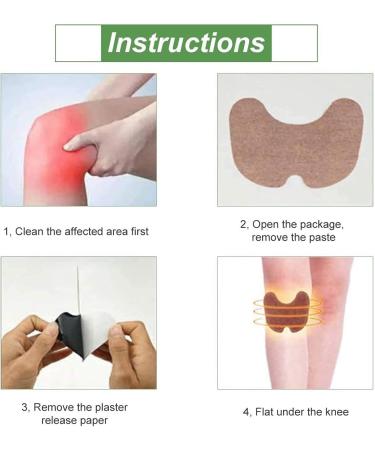 Essential Knee Aid - 12pcs/Box Knee Pain Relief Patch for Discomfort & Inflammation - Buy Online on GoSupps.com