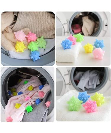 Washing Ball Washing Ball for Washing Machine Laundry Ball Plastic Dryer Balls Reusable Dryer Ball Laundry Ball Solid Colorful Dryer Balls Random Colors 6cm 12 Pieces - Buy Online on GoSupps.com