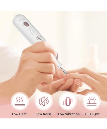 Nail Drill Cordless Electric Manicure Pedicure Set LED Electric Nail Files Portable Toenail File with 8 Attachments 20 Sanding Bands for Nail Buffer Grinder Sander Trimmer Cuticles Hard Skin - Buy Online on GoSupps.com